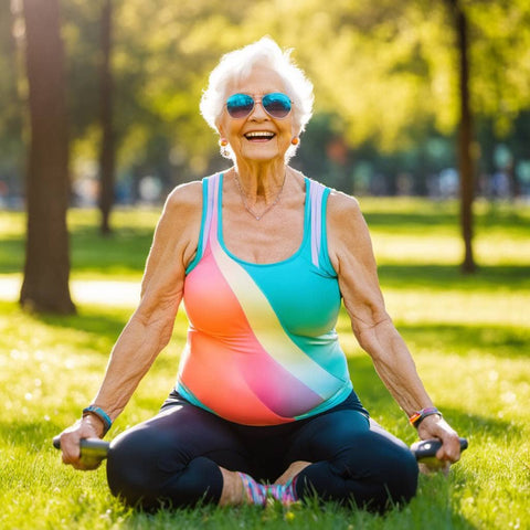 77-Year-Old Woman Finds Joy and Health in Unique Exercise Routine